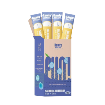Amelisa Pet & Co Pets Rawly Stick  Plus Salmon & Blueberry 22pcs (2 boxes)